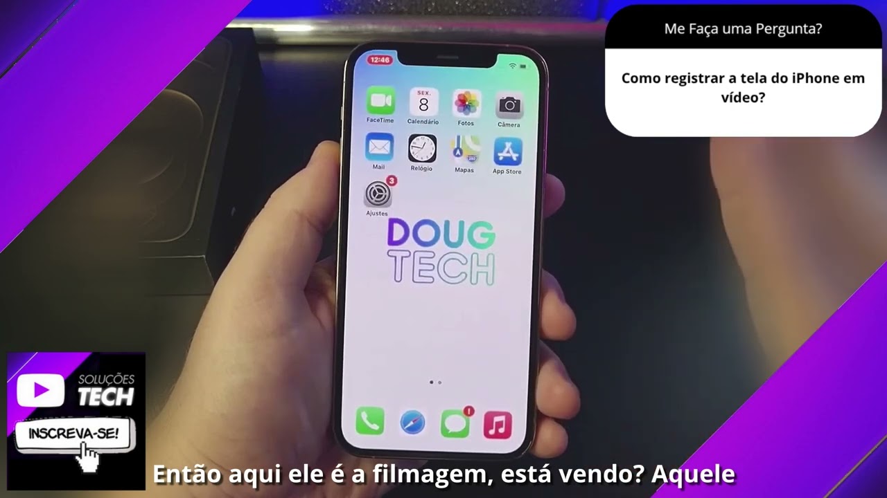 Como registrar a tela do iPhone em vídeo❓