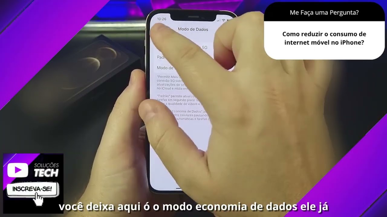 Como reduzir o consumo de internet móvel no iPhone❓