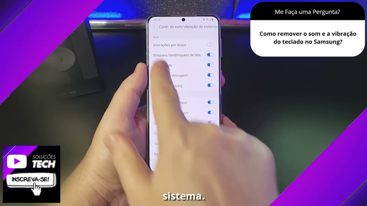 Como remover o som e a vibração do teclado no Samsung❓