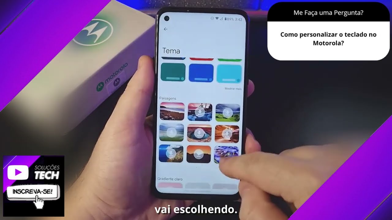Como personalizar o teclado no Motorola❓