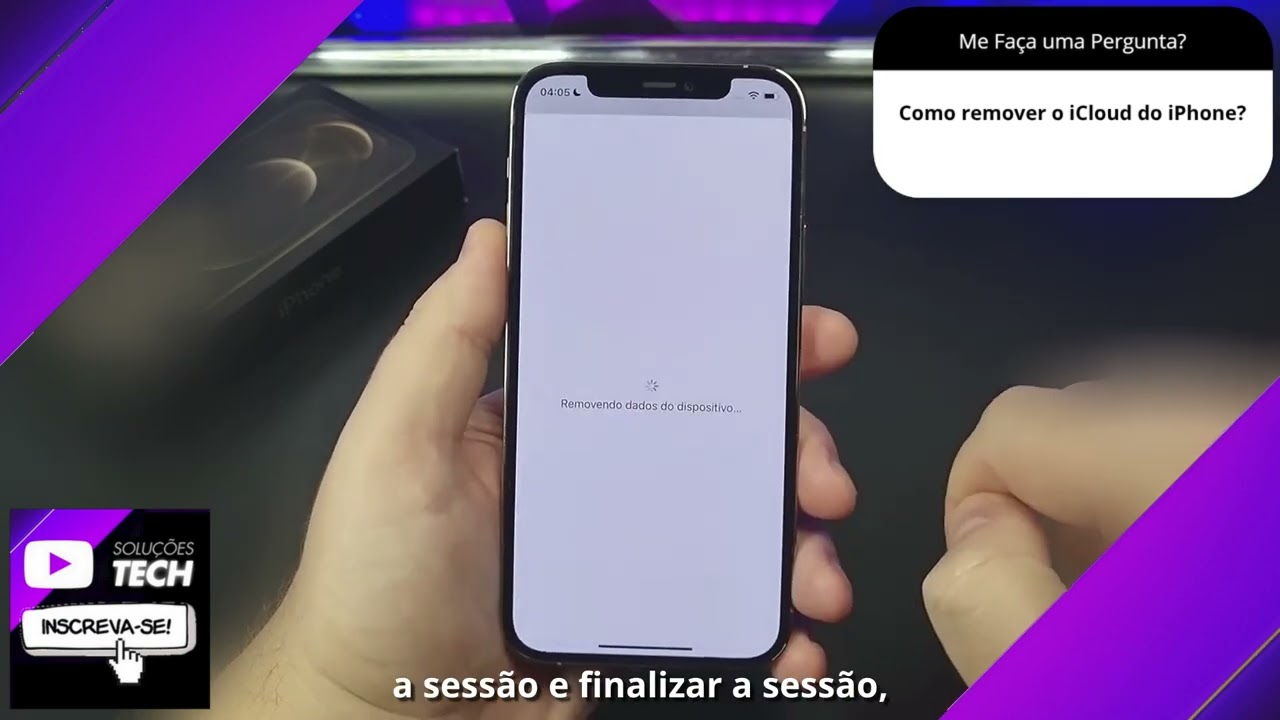 Como remover o iCloud do iPhone❓