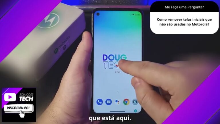 Como remover telas iniciais que não são usadas no Motorola❓