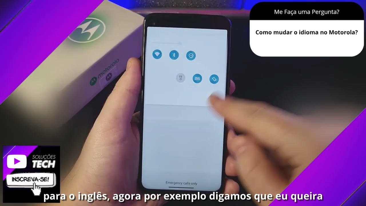 Como mudar o idioma no Motorola❓