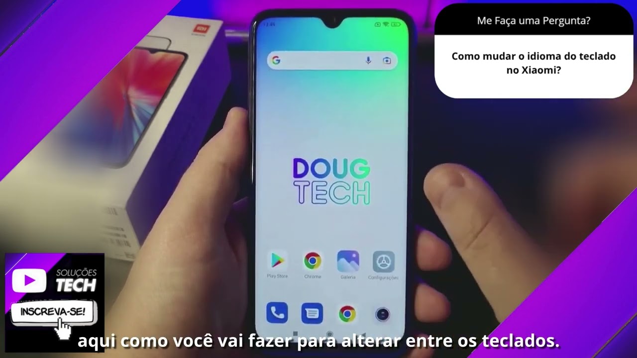 Como mudar o idioma do teclado no Xiaomi❓