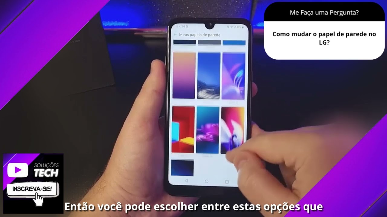 Como mudar o papel de parede no LG❓