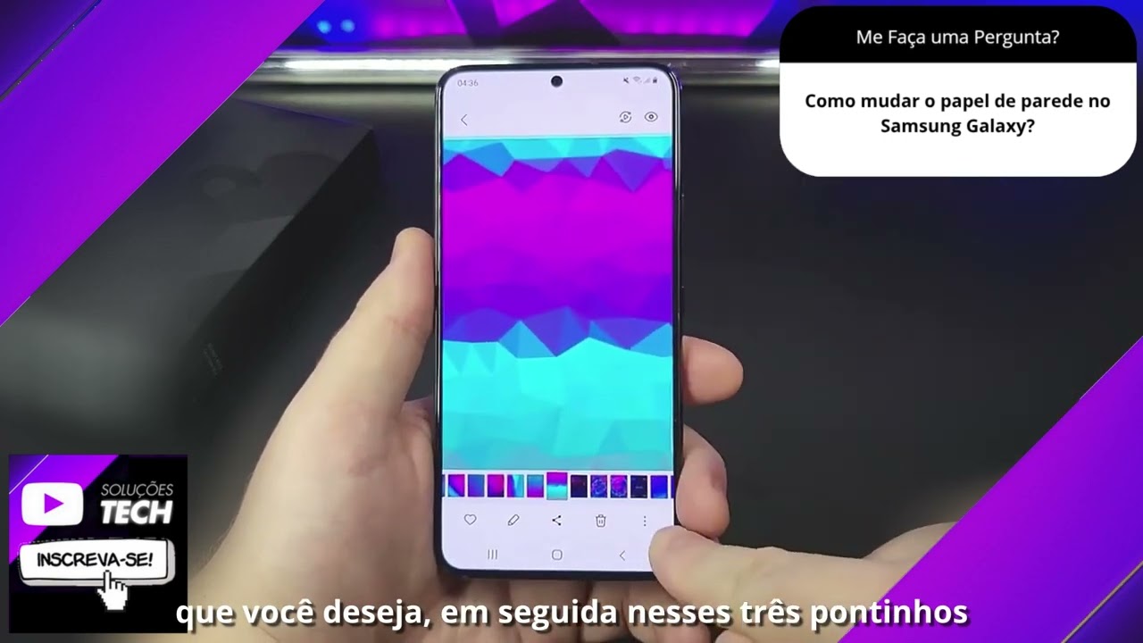 Como mudar o papel de parede no Samsung Galaxy❓