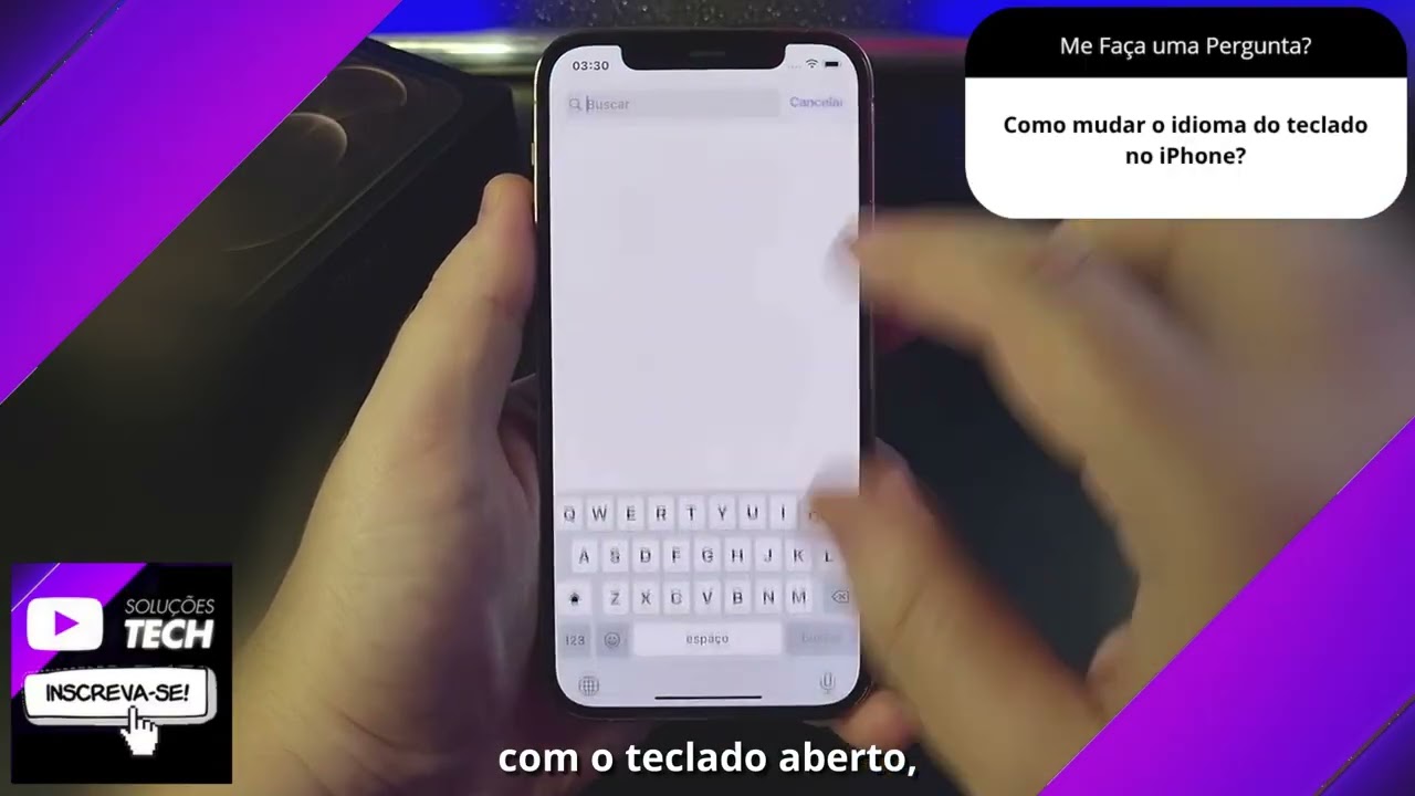 Como mudar o idioma do teclado no iPhone❓