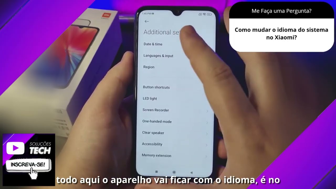Como mudar o idioma do sistema no Xiaomi❓