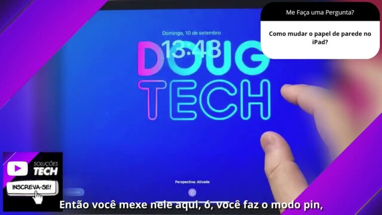Como mudar o papel de parede no iPad❓