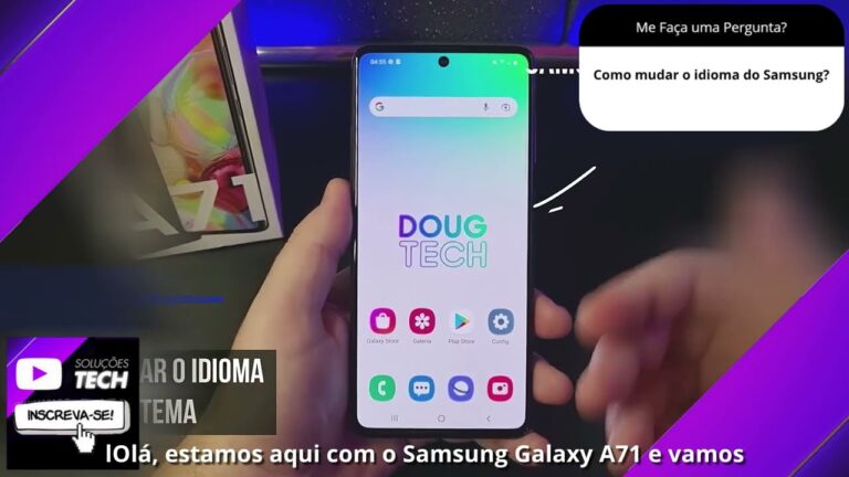 Como mudar o idioma do Samsung❓