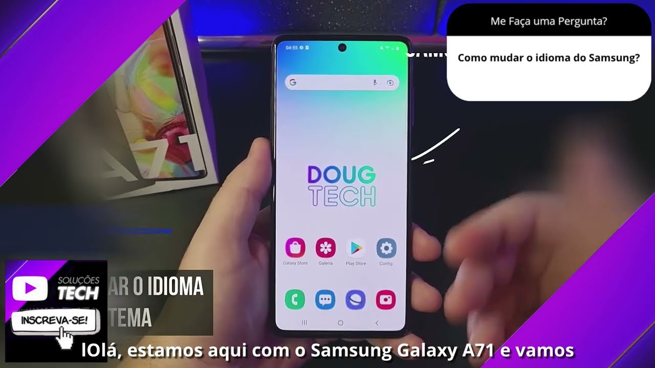 Como mudar o idioma do Samsung❓