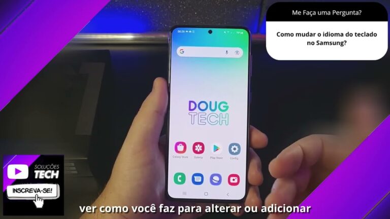 Como mudar o idioma do teclado no Samsung❓