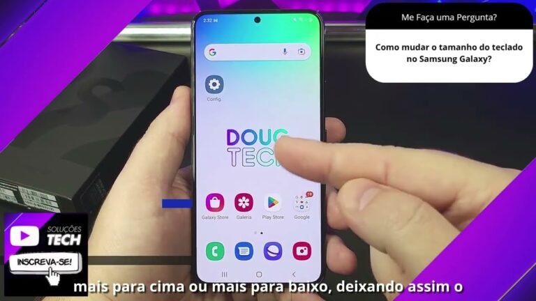 Como mudar o tamanho do teclado no Samsung Galaxy❓