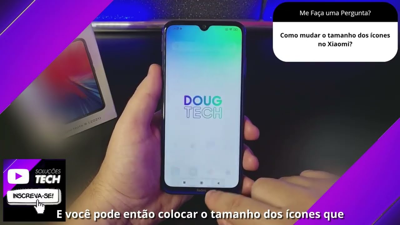 Como mudar o tamanho dos ícones no Xiaomi❓