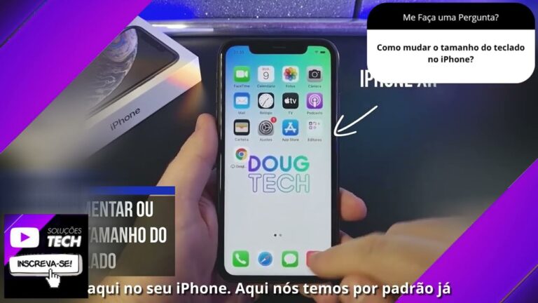 Como mudar o tamanho do teclado no iPhone❓