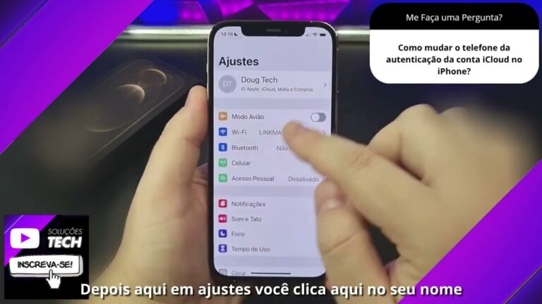 Como mudar o telefone da autenticação da conta iCloud no iPhone❓