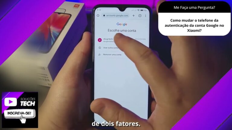 Como mudar o telefone da autenticação da conta Google no Xiaomi❓