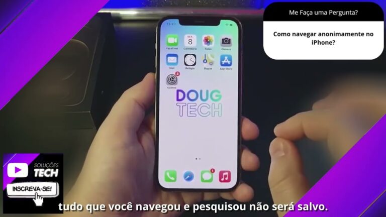 Como navegar anonimamente no iPhone❓