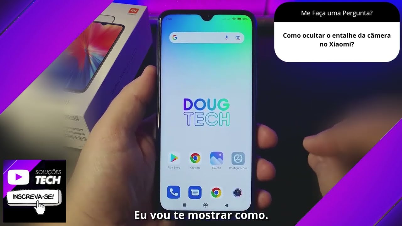 Como ocultar o entalhe da câmera no Xiaomi❓