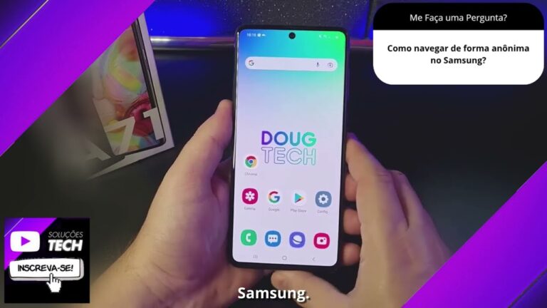 Como navegar de forma anônima no Samsung❓