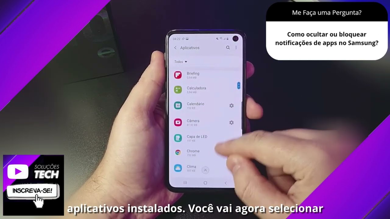 Como ocultar ou bloquear notificações de apps no Samsung❓