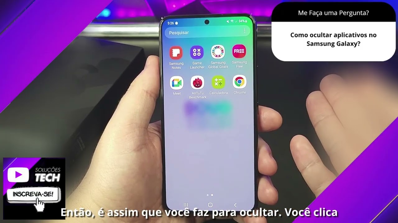 Como ocultar aplicativos no Samsung Galaxy❓