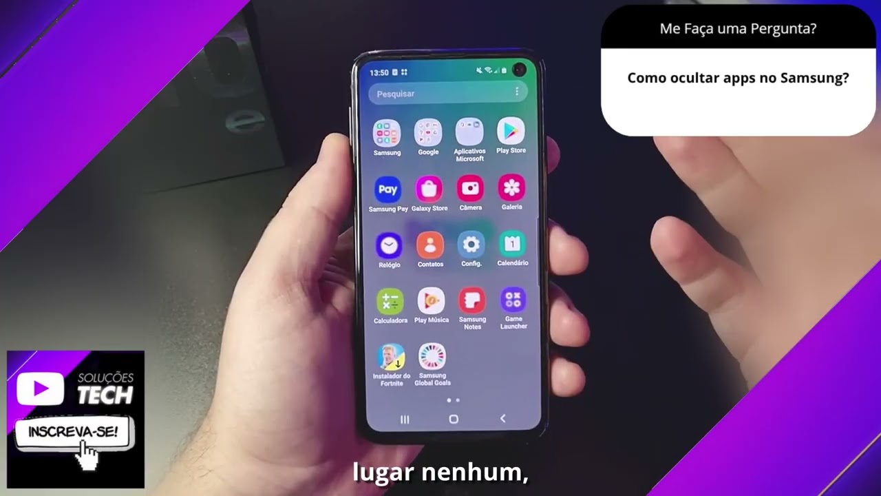 Como ocultar apps no Samsung❓