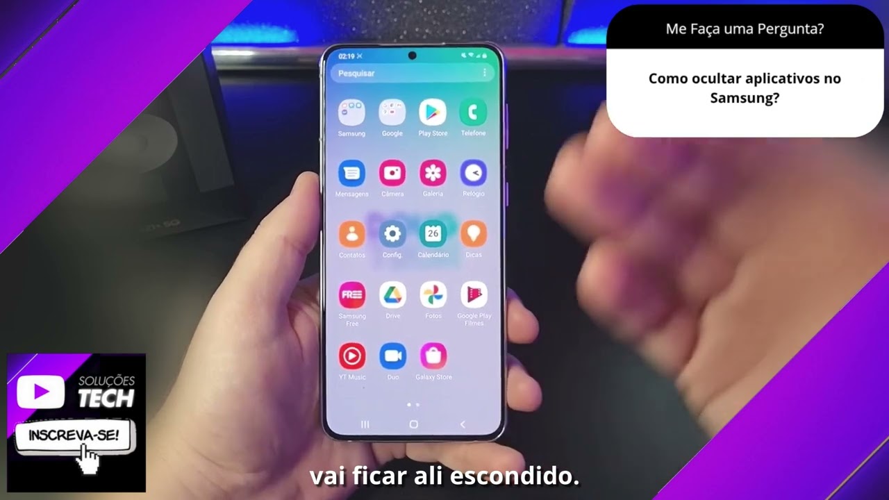 Como ocultar aplicativos no Samsung❓