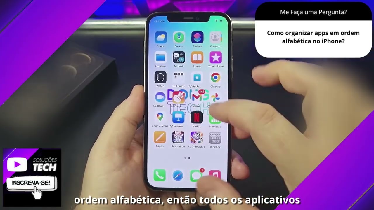 Como organizar apps em ordem alfabética no iPhone❓