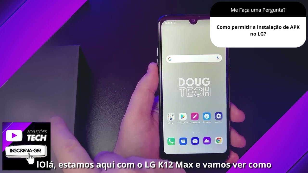Como permitir a instalação de APK no LG❓