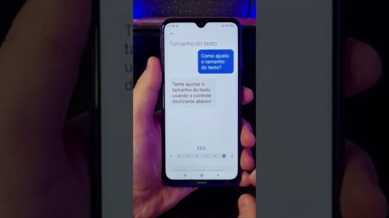 ► Como Ajustar o Tamanho das Letras no Xiaomi #Shorts