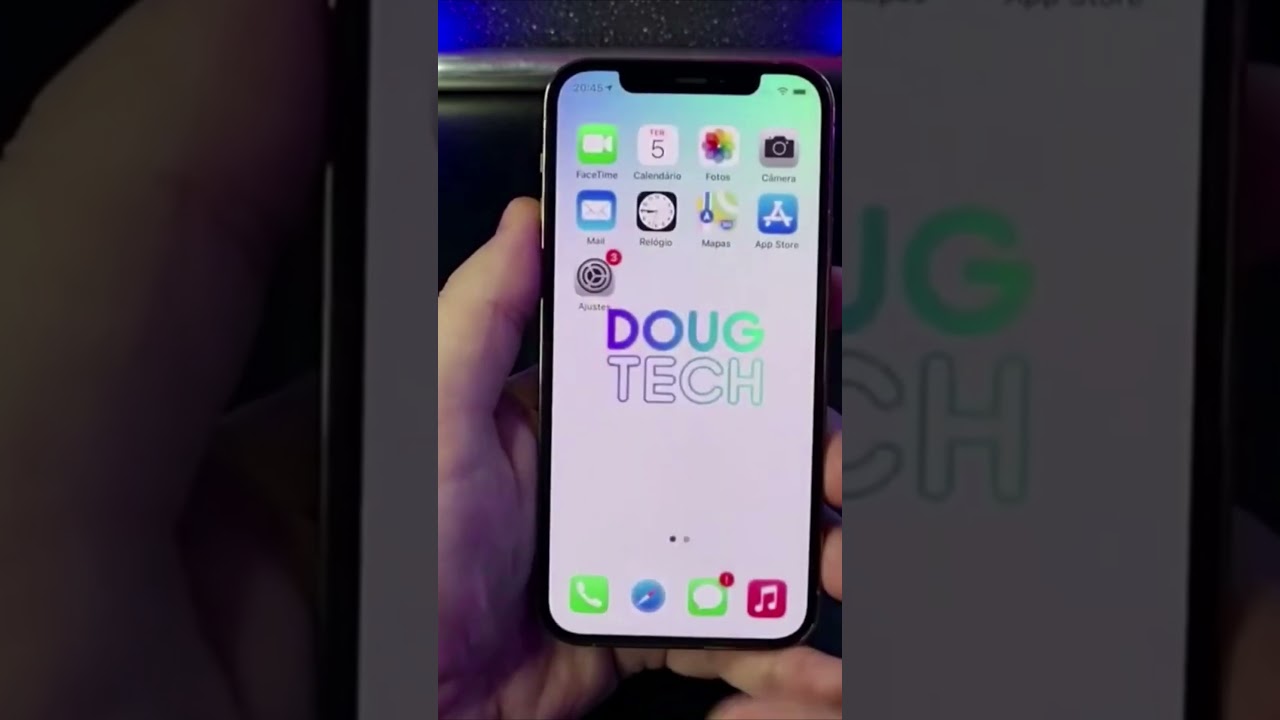 COMO AUMENTAR OU DIMINUIR O TAMANHO DA FONTE NO IPHONE #Shorts