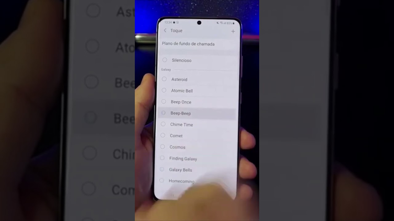 COMO MUDAR O TOQUE DE CHAMADAS E NOTIFICAÇÕES NO SAMSUNG #Shorts