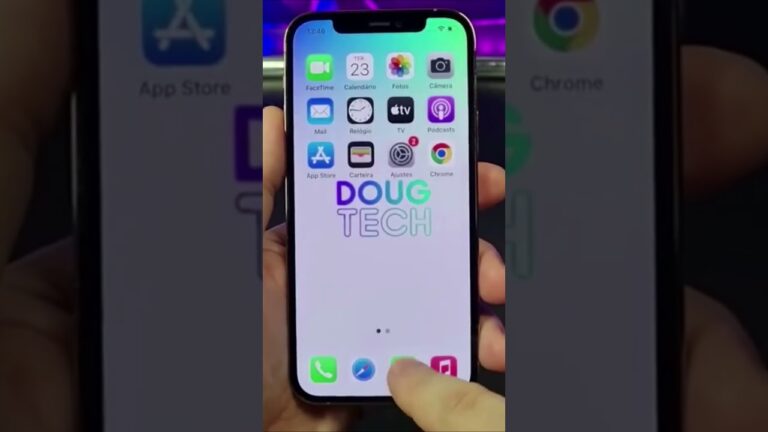 ► Ajustar o Teclado para Uma Mão no iPhone Passo a Passo #Shorts