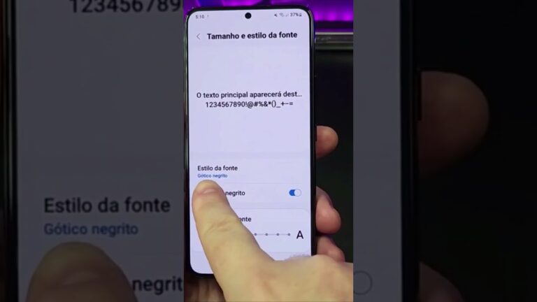 COMO COLOCAR LETRAS EM NEGRITO NO GALAXY #Shorts