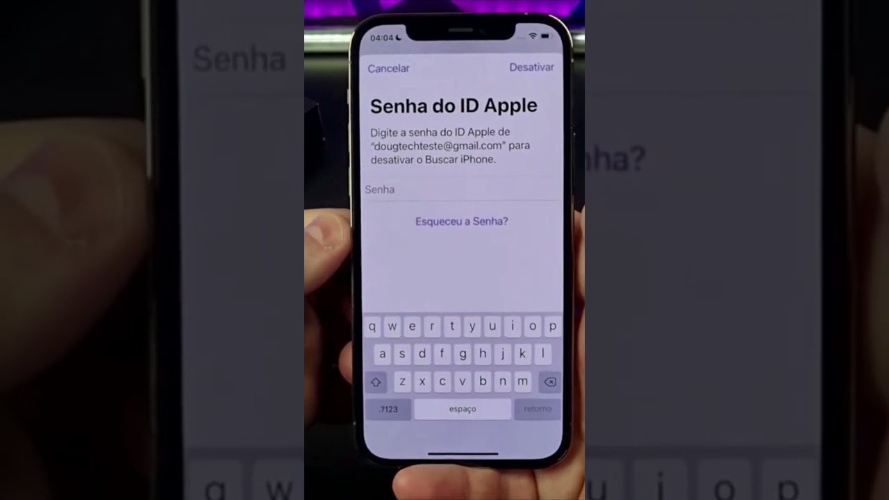 COMO REMOVER ICLOUD E APPLE ID DO IPHONE #Shorts