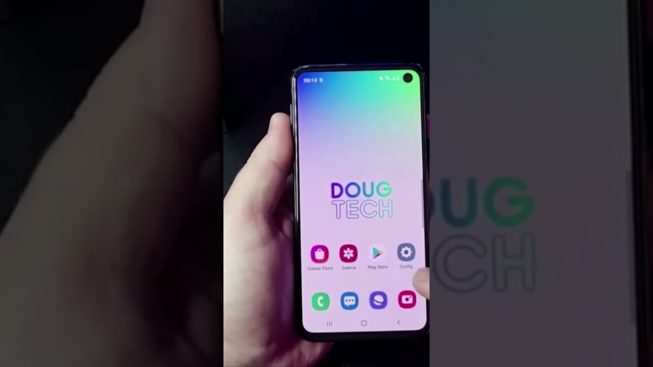 LIGUE OU DESLIGUE O PAINEL EDGE NO SEU SAMSUNG #Shorts