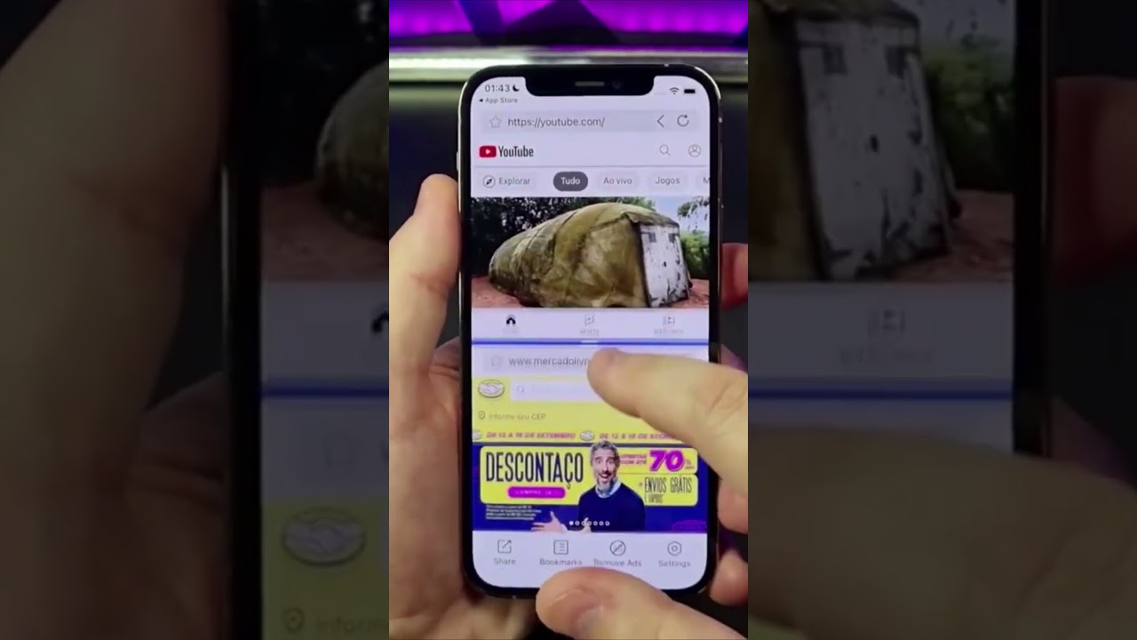 COMO ATIVAR E USAR A TELA DIVIDIDA NO IPHONE #Shorts