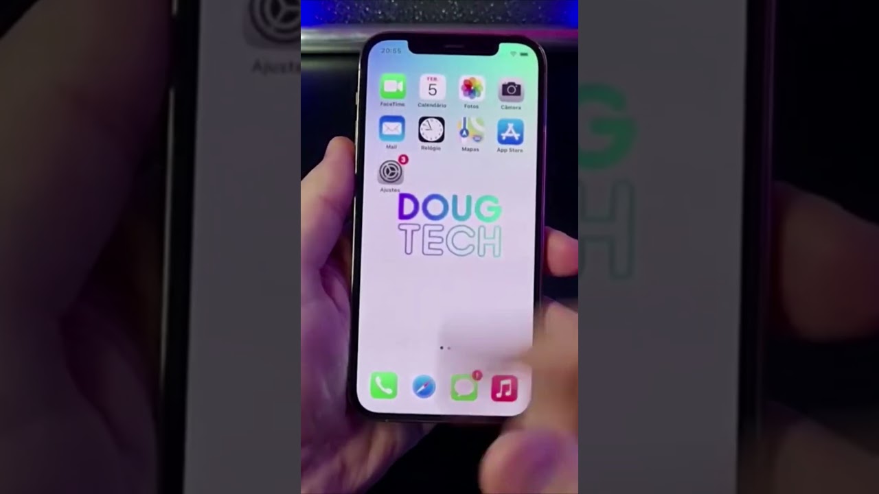 COMO ATIVAR OU DESATIVAR A ROTAÇÃO DE TELA NO IPHONE #Shorts