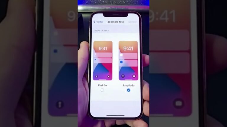 COMO AJUSTAR O TAMANHO DOS ÍCONES NO IPHONE #Shorts