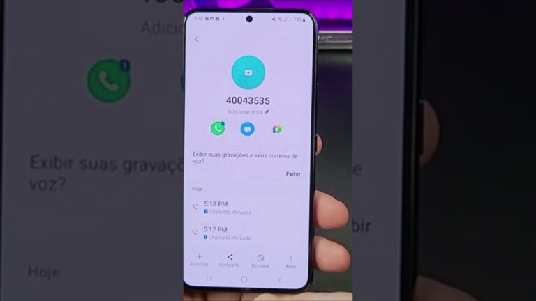 COMO BLOQUEAR NÚMEROS DE CHAMADAS NO GALAXY #Shorts