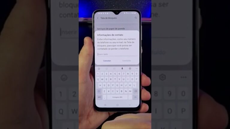 ADICIONE UMA MENSAGEM NA TELA DE BLOQUEIO DO SEU SAMSUNG #Shorts ADICIONE UMA MENSAGEM NA TELA DE BLOQUEIO DO SEU SAMSUNG #Shorts