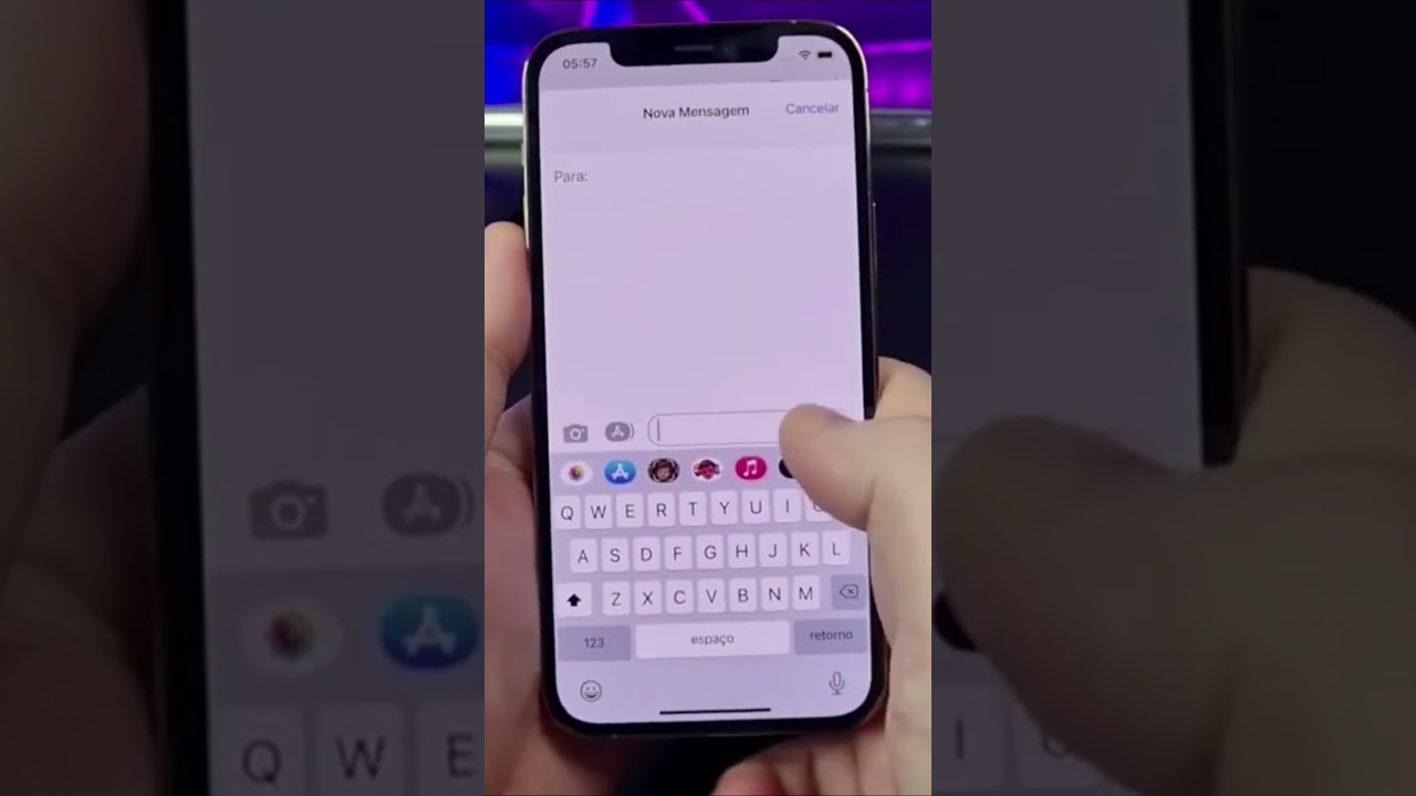 ► Colocar Acentos ao Digitar no iPhone Passo a Passo #Shorts