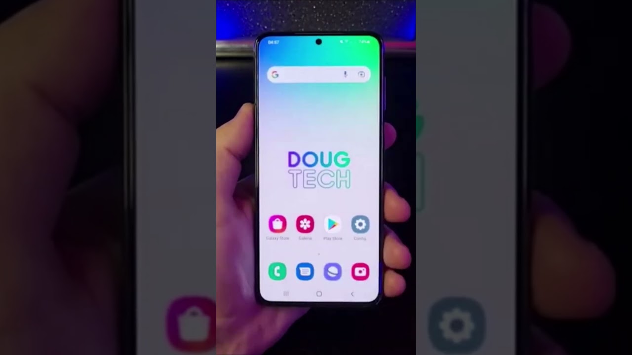 ► Organize a tela inicial do Samsung removendo páginas desnecessárias #Shorts