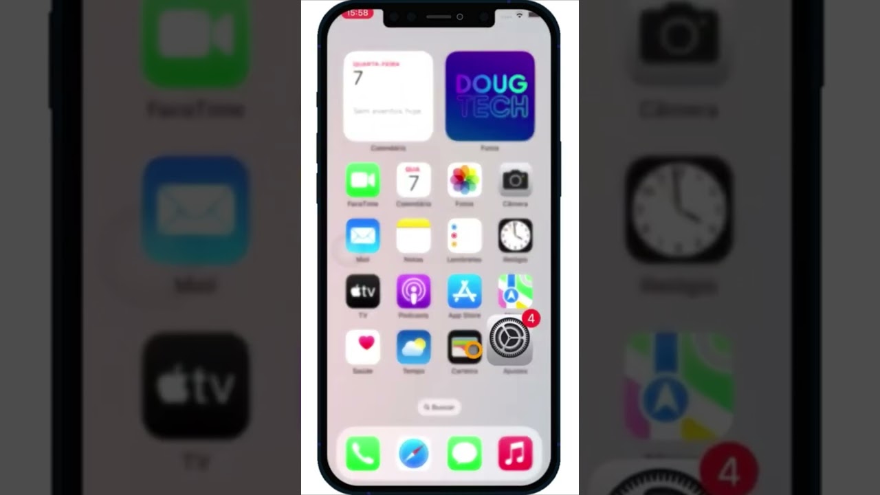 COMO LIGAR A GRADE DE COMPOSIÇÃO NA CÂMERA DO IPHONE #Shorts