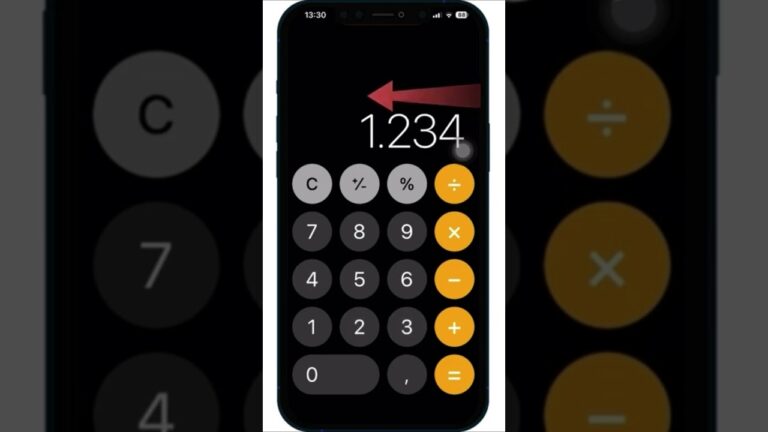 CORRIGA ERROS NA CALCULADORA DO SEU IPHONE #Shorts