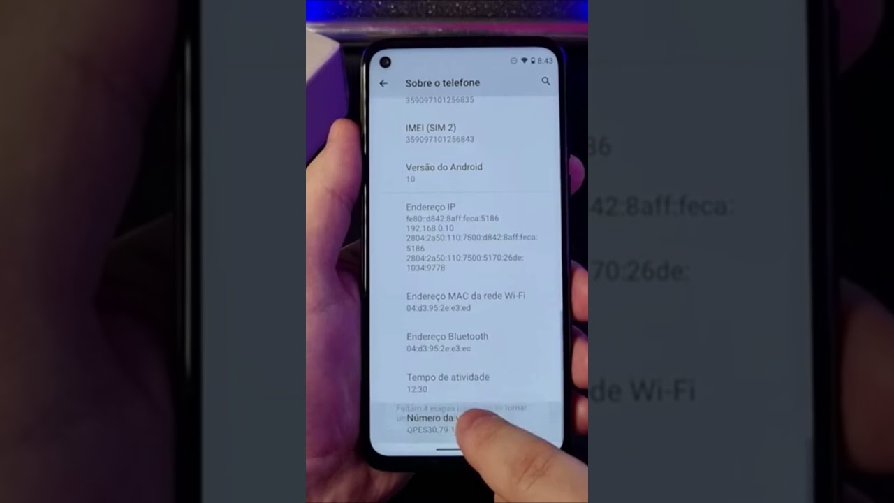 HABILITE O MODO DESENVOLVEDOR E DEPURAÇÃO USB NO MOTOROLA #Shorts