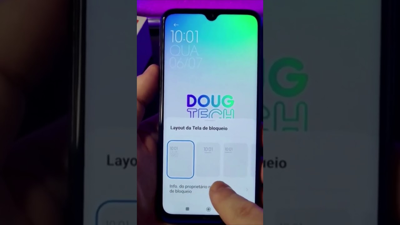 COMO PERSONALIZAR O RELÓGIO NO XIAOMI #Shorts