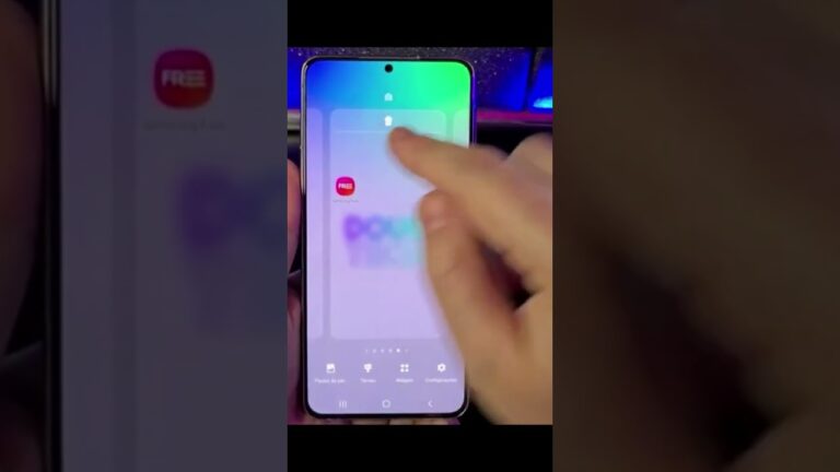 ORGANIZE E REMOVA TELAS INICIAIS NO SEU SAMSUNG #Shorts