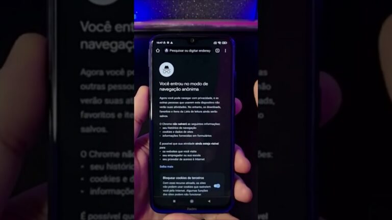 COMO NAVEGAR ANONIMAMENTE NO XIAOMI #Shorts
